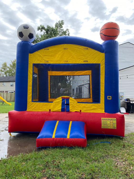 Sports themed bouncer